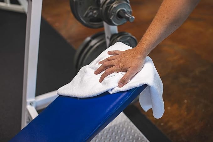 The Rag Company - Sport & Workout Towel - Gym, Exercise, Fitness, Sport, Ultra Soft, Super Absorbent, Fast Drying Premium Microfiber, 320gsm, 16in x 27in, White + Ice Grey + Black - 3-Pack