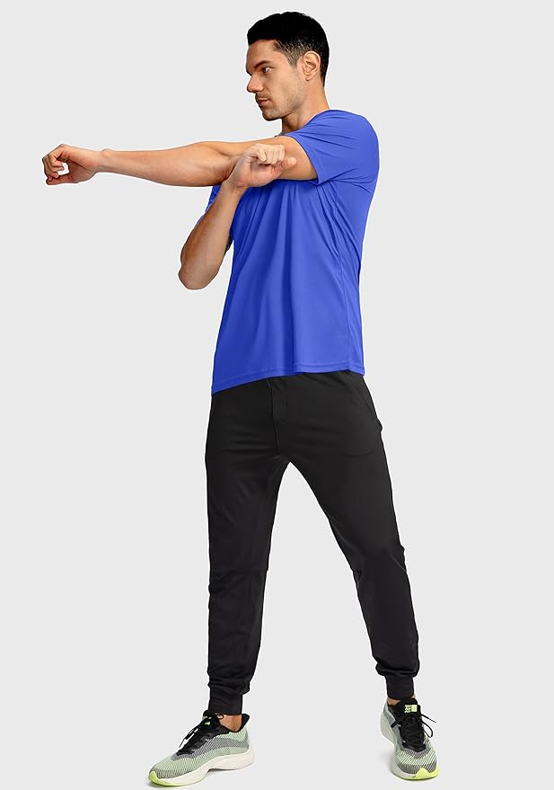 G Gradual Men's Workout Quick Dry T-Shirts Short Sleeve Lightweight Cooling Gym Shirts Tee for Running, Beach, Hiking