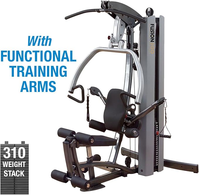 Body-Solid Multi-Station Home Gym Machine, Arm & Leg Strength Training Functional Exercise Workout Station for Weight Lifting and Bodybuilding