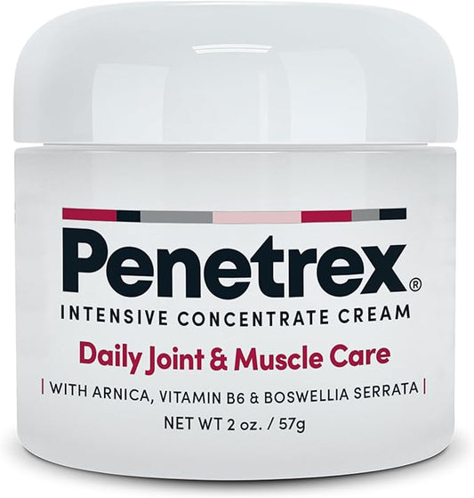 Penetrex Joint & Muscle Therapy - Soothing Muscle Rub for Back, Neck, Hands, Feet - Premium Whole Body Rub with Arnica, Vitamin B6 MSM & Boswellia - Non-Greasy 2oz Cream