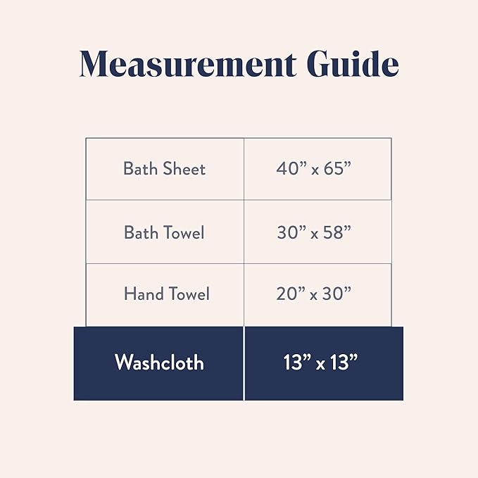 Brooklinen Super-Plush Turkish Cotton Washcloths Set of 2 Cotton, 820 GSM, Highly Absorbent, Machine Washable, Perfect for Home & Bathroom (13" x 13", Slate Grey)