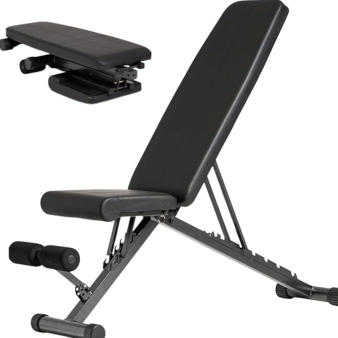 BARWING 2025 Upgraded Adjustable Weight Bench for Home Gym,800LBS,700LBS,Foldable Incline Workout Bench for Full Body Workout Easy Assembly