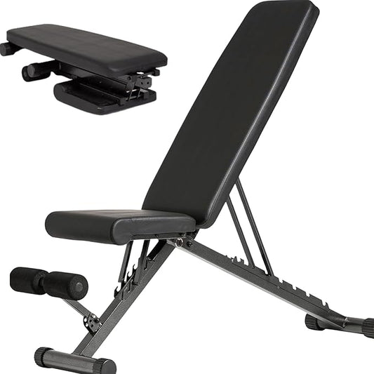 BARWING 2025 Upgraded Adjustable Weight Bench for Home Gym,800LBS,700LBS,Foldable Incline Workout Bench for Full Body Workout Easy Assembly