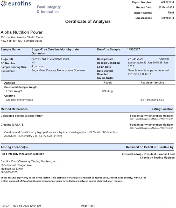 Creatine Monohydrate Gummies 5g - Sour Raspberry Lemonade Flavored Creatine for Men and Women - Supplement Supports Muscle Growth, Energy, Pre and Post Workout, Focus & Cognition, Recovery (120 Count)