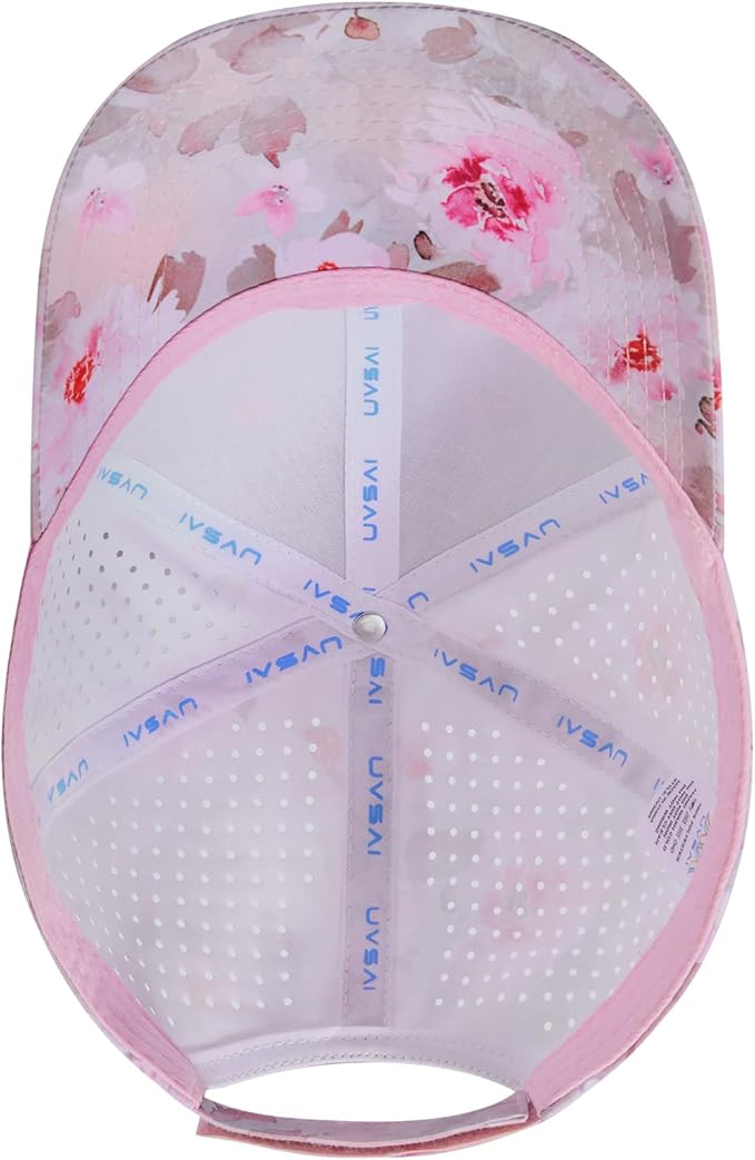 UPF 50+ Performance Water Resistant Baseball Cap Lightweight Breathable Hat Golf Running Boat Hiking for Men Women