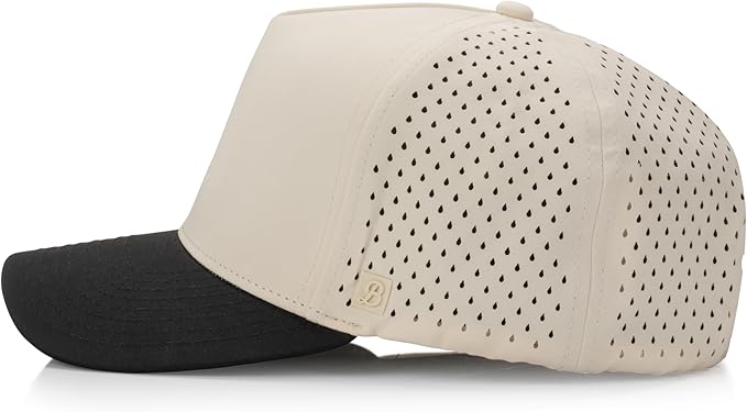 Glendora Snapback Hat | 5-Panel High Crown Blank Cap for Men & Women | Breathable, Lightweight, & Curved Bill