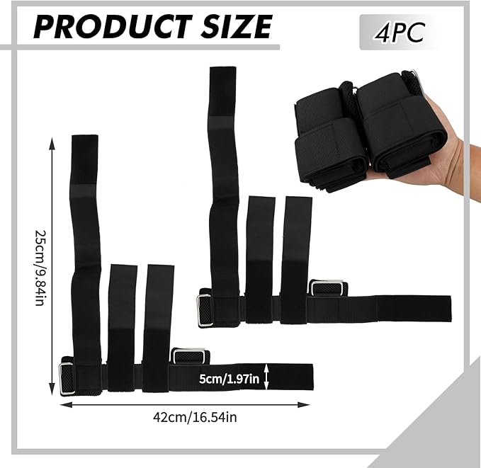 2 Pcs Dumbbell Foot Attachment, Ankle Straps for Leg Workouts at Home, Gym Trainer Equipment for Hamstring Curls, Leg Extensions, Hip Flexors, Tibialis Strengthener for Athletes, Gym Trainers