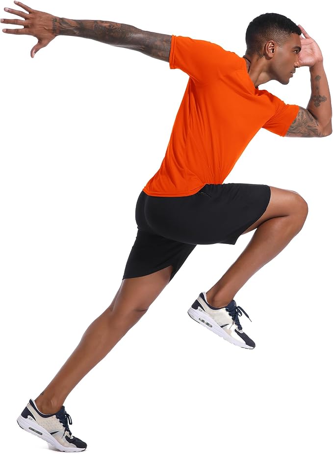 Holure Men's Mesh Quick-Dry Short Sleeve Workout T-Shirt