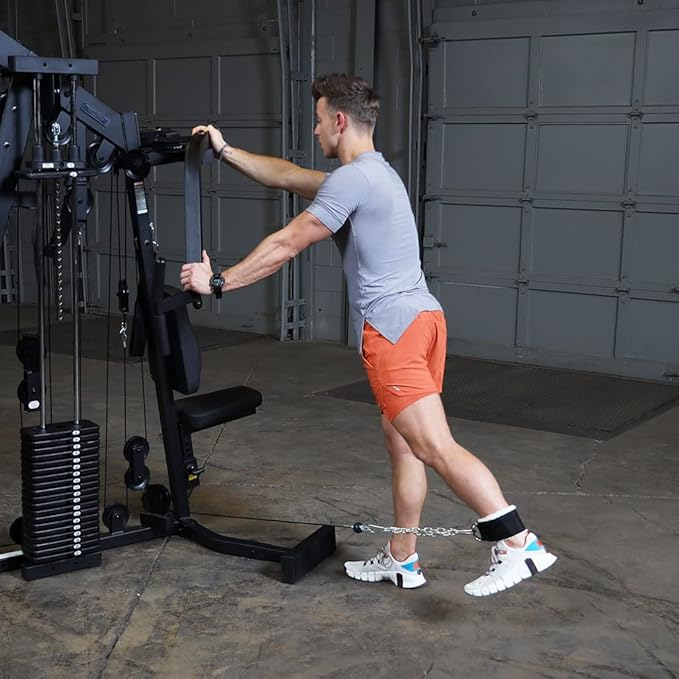 Body-Solid Multi-Station 210lb Dual Weight Stack Machine for Home & Commercial Gym, Complete Body Strength Training Functional Exercise Workout Station for Weight lifting and Bodybuilding