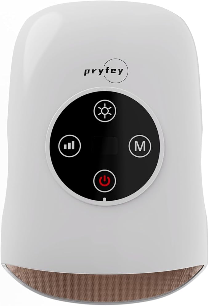 Hand Massager, 9 Modes 9 Intensities Hand Massage, Cordless Hand Massager for Arthritis and Carpal Tunnel, Gift for Men Women Parents Relaxation at Office,White