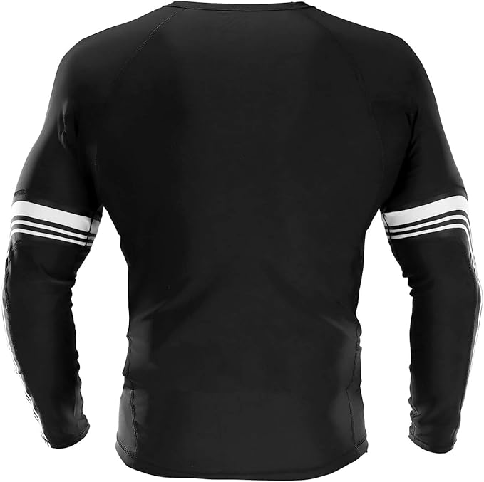 Sanabul Core Long Sleeve Jiu Jitsu Rash Guard MMA BJJ Wrestling Shirt Grappling