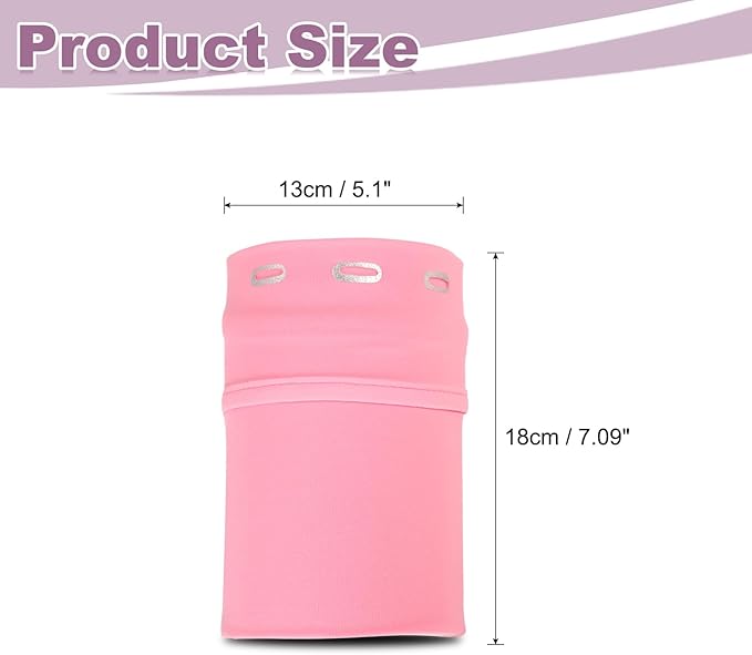 PATIKIL Universal Running Armband Sleeve 6.69"x5.12", Cell Phone Arm Bands Sleeve with Zipper Pocket for Key Earphones Credit Cards Sports Gym Workouts Exercise (XL, Pink)
