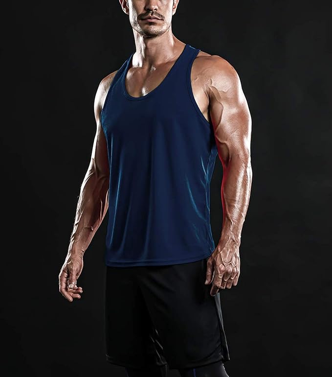Boyzn Men's 1, 3 or 5 Pack Y-Back Workout Tank Tops, Athletic Muscle Gym Tank Tops, Fitness Bodybuilding Sleeveless T-Shirts