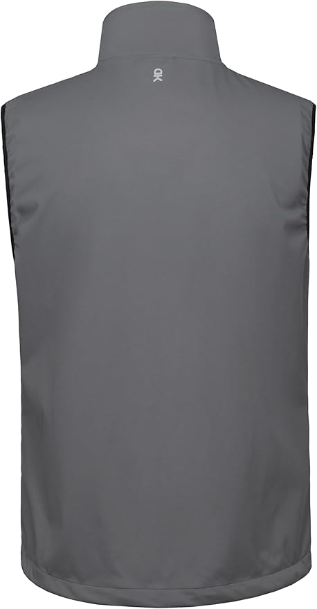 Little Donkey Andy Men's Lightweight Softshell Vest Windproof Sleeveless Jacket for Travel Hiking Running Golf