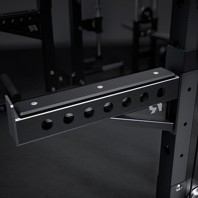 RitFit M2 Smith Machine with with Cable Crossover System, 3D Functional Trainer & Power Cage, 16 Adjustment Holes, 6 Storage Pegs for Full-Body Home Gym