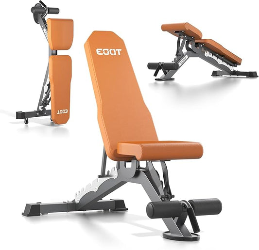 Adjustable Weight Bench for Home Gym, Heavy Duty Workout Bench Up to 880/1500 LBS, Decline Incline Strength Training Bench for Full Body Exercise