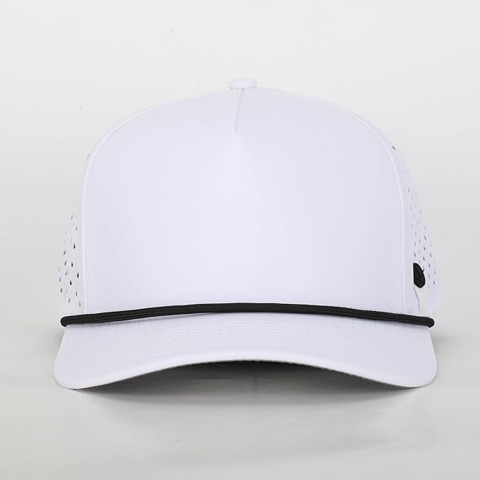 ANKOR Performance Golf Rope Hat - UPF 50 Water Resistant Lightweight Thermoflex Snapback, Men’s Hat Golf Tee Design Holder