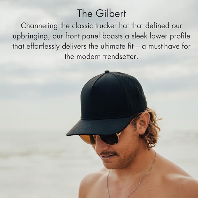Gilbert Performance Snapback Hat | 5 Panel Blank Cap for Men & Women | Breathable & Lightweight | Curved Bill