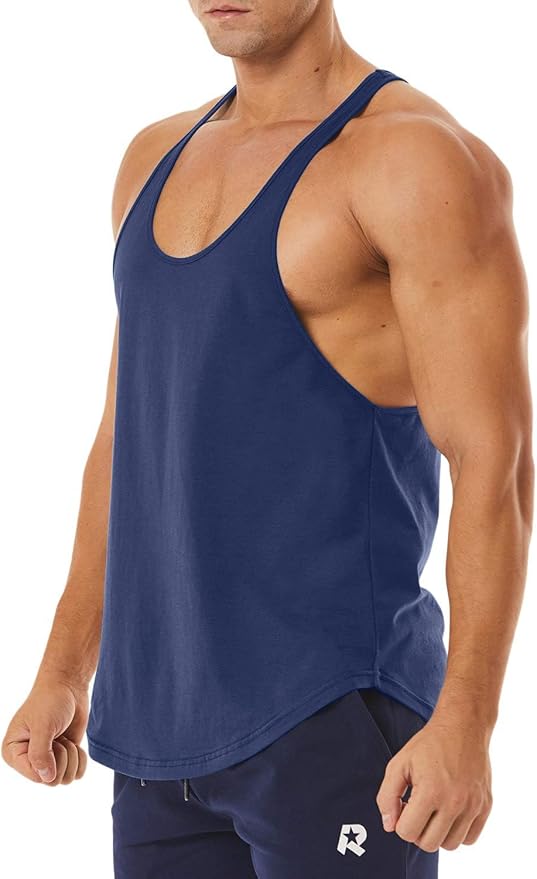 Men's Workout Quick Dry Soft Gym Bodybuilding Stringer Tank Tops