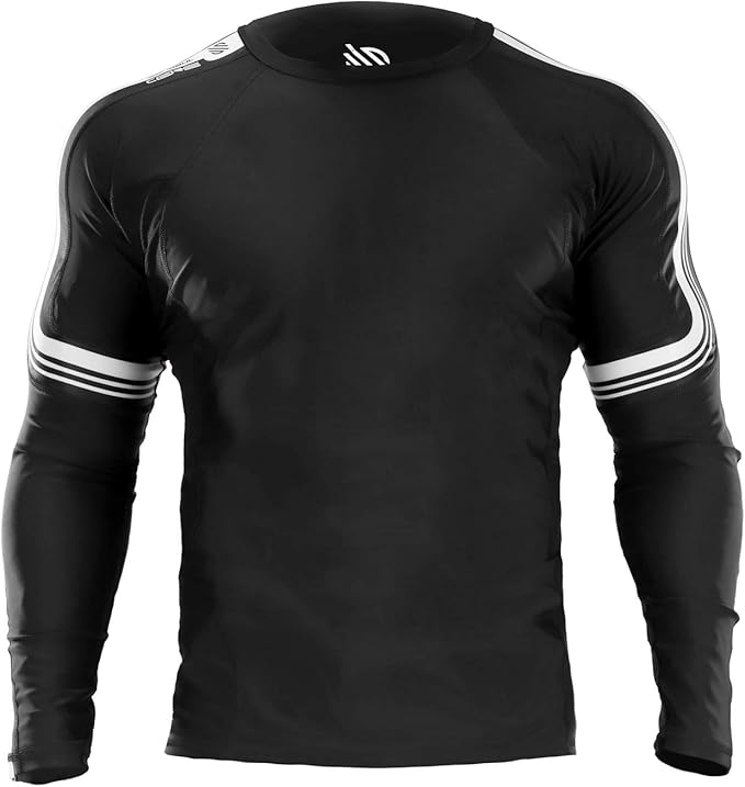 Sanabul Core Long Sleeve Jiu Jitsu Rash Guard MMA BJJ Wrestling Shirt Grappling
