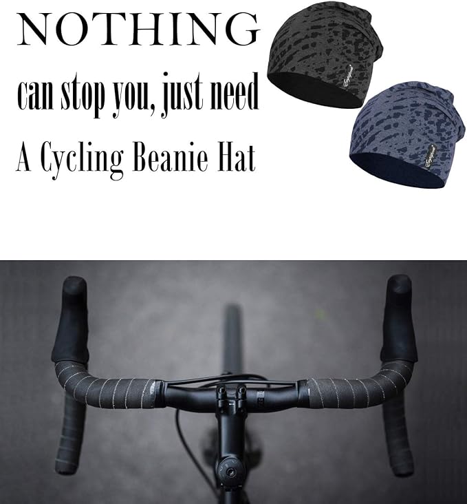 10" Multifunctional Soft Fashion Lightweight Beanies Hats, Cooling Running Skull Cap Helmet Liner Sleep Caps