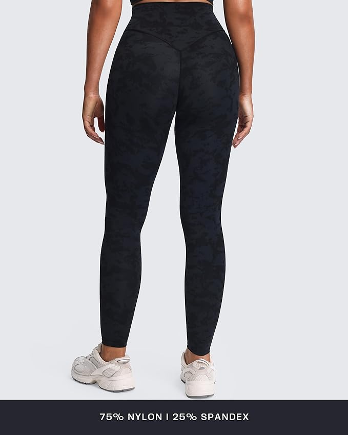 Aoxjox High Waisted Workout Leggings for Women Tummy Control Buttery Soft Yoga Metamorph Deep V Pants 26"