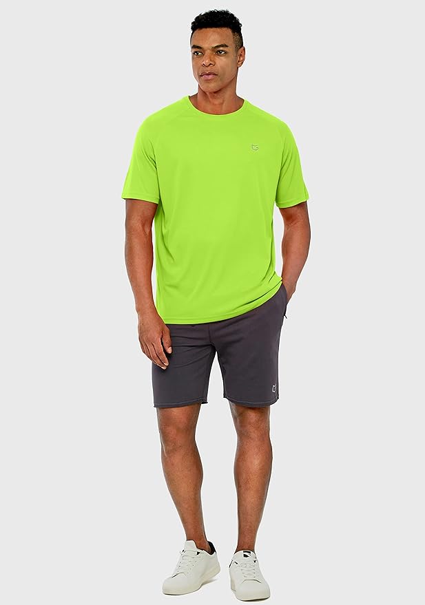 G Gradual Men's Workout Quick Dry T-Shirts Short Sleeve Lightweight Cooling Gym Shirts Tee for Running, Beach, Hiking