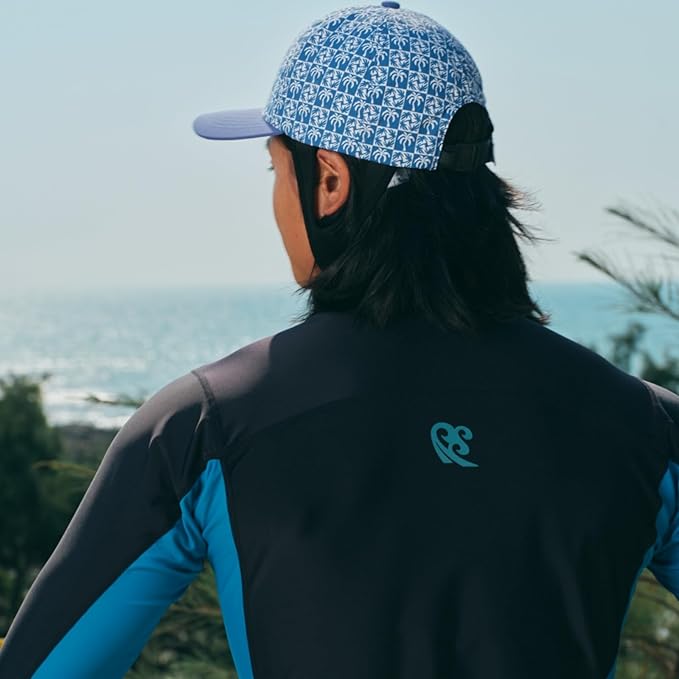 Vintage American-Style Sports Sunscreen Baseball Cap,Outdoor Camping Sunshade Waterproof and Non-Slip Surfing Hat Water Sport