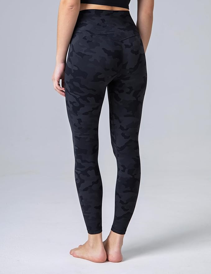 Colorfulkoala Dreamlux No Front Seam Leggings for Women 25"/28" Inseam, Seamless High Waisted Buttery Soft Yoga Pants