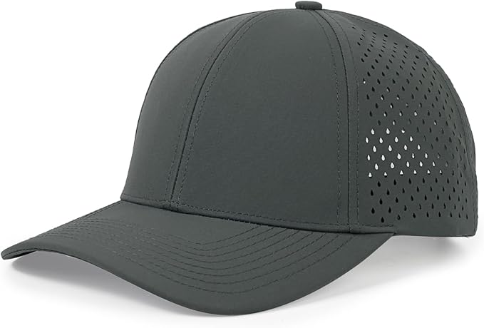 Quick Dry Baseball Cap Curved Brim Snapback Hat Laser Cut Mesh Ball Cap Golf Ball Cap for Men Women