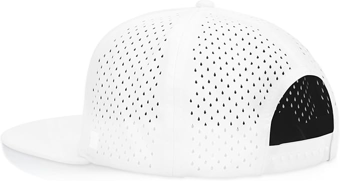 Riverside Snapback Hat | 5 Panel Blank Cap for Men & Women | Breathable & Lightweight | Outdoor | Flat Bill