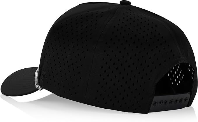 Glendora Snapback Hat | 5-Panel High Crown Blank Cap for Men & Women | Breathable, Lightweight, & Curved Bill