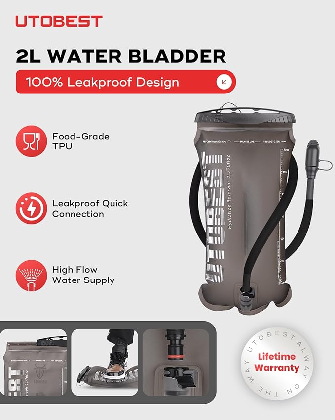 Upgrade Running Hydration Vest 10L, Running Backpack for Women Men Multi-Functional Storage, Adjustable Water Vest for Trail Marathon Race Jogging Cycling