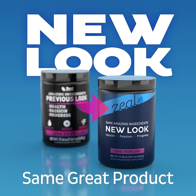 Zeal Electrolyte Powder w/Micronized Creatine (30 Servings | Lemon Sorbet) w 0 Sugar +BCAAs +B-Vitamins Electrolyte Supplement w Potassium Zinc & Magnesium