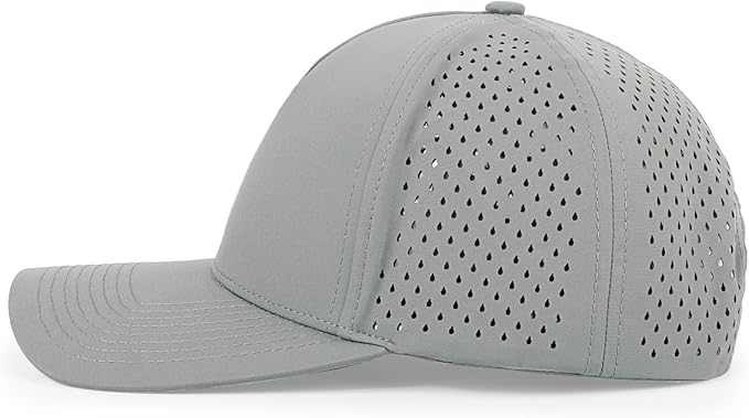 Quick Dry Baseball Cap Curved Brim Snapback Hat Laser Cut Mesh Ball Cap Golf Ball Cap for Men Women