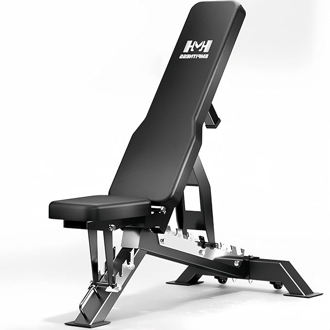 ANICOZN Weight Bench, 500 LBS Bench Press and Adjustable Positions Strength Training Bench for Garage and Home Gym Workouts,Bench Press