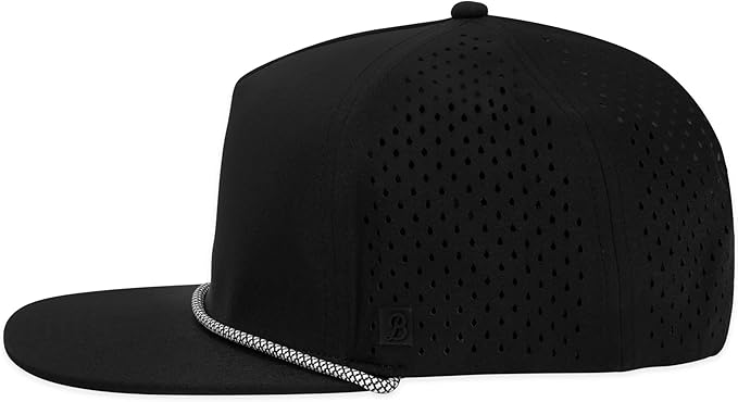 Riverside Snapback Hat | 5 Panel Blank Cap for Men & Women | Breathable & Lightweight | Outdoor | Flat Bill