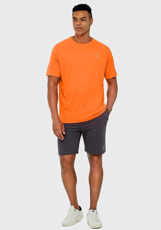 G Gradual Men's Workout Quick Dry T-Shirts Short Sleeve Lightweight Cooling Gym Shirts Tee for Running, Beach, Hiking