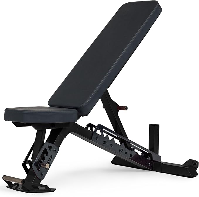 Rep Nighthawk Adjustable Weight Bench | Home Gym Incline Decline Flat Workout Bench | Heavy Duty Fitness and Strength Training Equipment | Foldable Space Saving Design