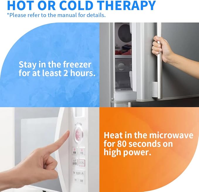 Extra Large Gel Ice Packs for Injuries Reusable Gel Cold Compress for Shoulder, Knee, Back and Neck - Hot and Cold Packs for Pain, Injury, Surgery - Flexible Ice Pack for Injury - 8.3" x 12.4"