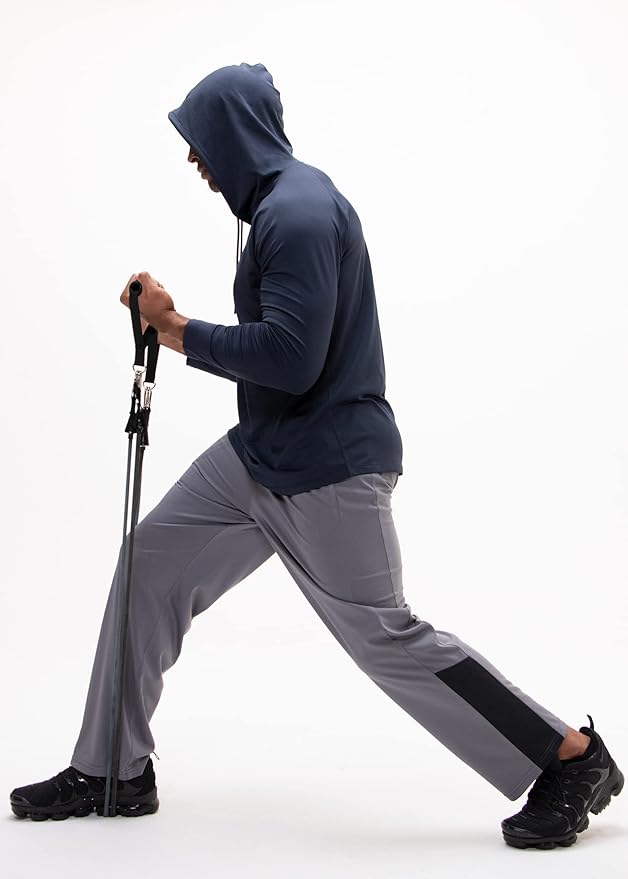 DEVOPS 2 Pack Men's Thermal Turtle Mock Neck Shirts, Compression Long Sleeve Tops and Hoodies