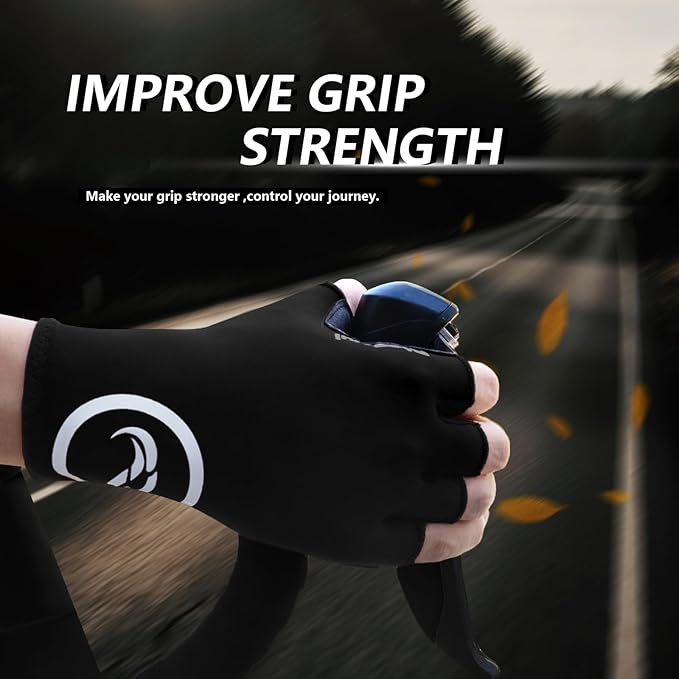 Cycling Gloves,Anti-Slip 5mm Padded Biking Gloves for Men Women Shock-Absorbing Summer Breathable for Road Bicycle Commuting