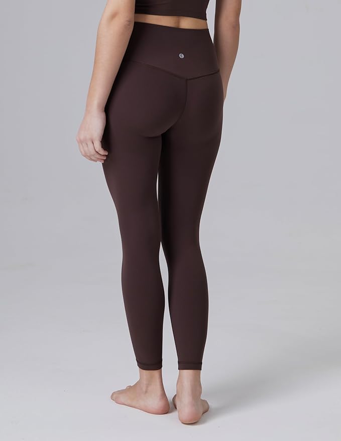 Colorfulkoala Dreamlux No Front Seam Leggings for Women 25"/28" Inseam, Seamless High Waisted Buttery Soft Yoga Pants