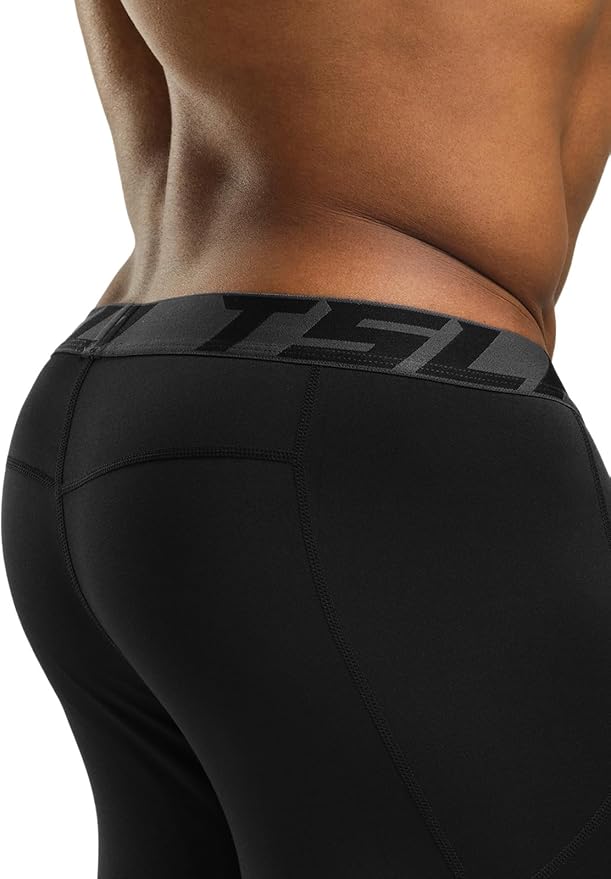 TSLA Men's Thermal Compression Pants, Athletic Sports Leggings & Running Tights, Wintergear Base Layer Bottoms