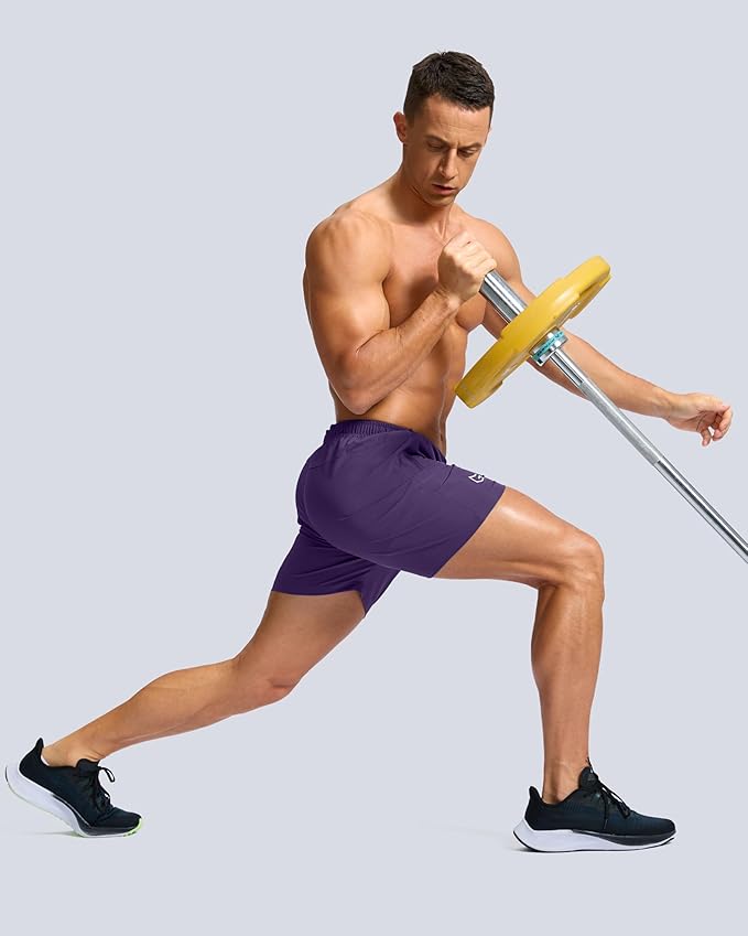 G Gradual Men's Athletic Running Shorts with Zipper Pockets Quick Dry 7"/ 5"/ 9" Workout Gym Shorts for Basketball Hiking