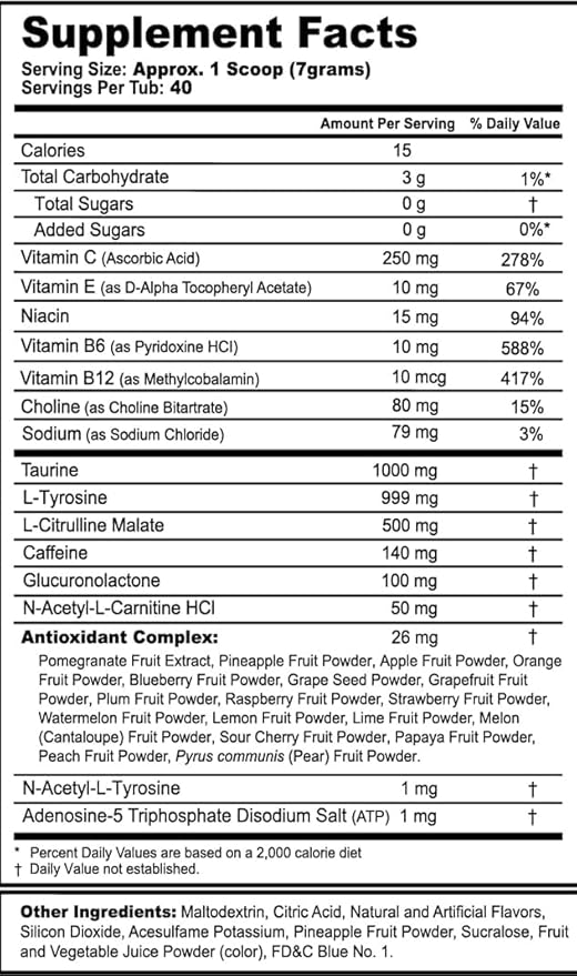 G Fuel Pac-Man Energy Drink Powder, Pre Workout Caffeine Mix for Gaming, Sugar Free Focus Amino, Vitamin + Antioxidants, 9.8oz (Cherry Lollipop, 40 Servings)