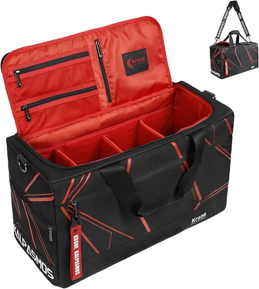 Sneaker Bag, Sport Duffel Bag for Men Women, Gym Bag, Gear Bag, Krone Kalpasmos Versatile Travel Duffel Bag with 3 Removable Dividers, Designer Collection