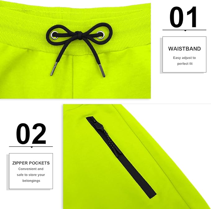 PIDOGYM Men's 5" Gym Workout Shorts,Fitted Jogging Short Pants for Bodybuilding Running Training with Zipper Pockets