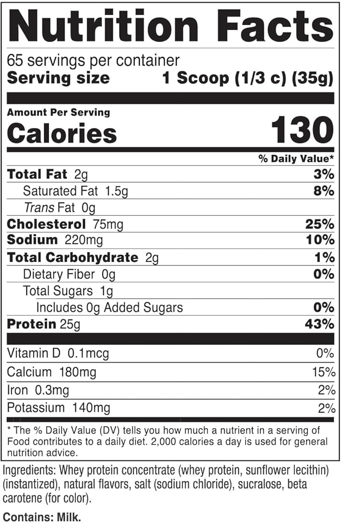 Nutricost Whey Protein Powder Pineapple (5 LBS) - Gluten-Free, GMO-Free, from Whey Protein Concentrate