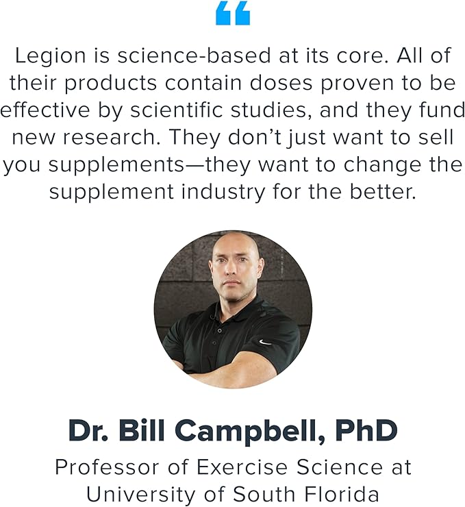 LEGION Pulse Pre Workout Supplement - All Natural Nitric Oxide Preworkout Drink Creatine Free Naturally Sweetened Beta Alanine Citrulline Alpha GPC - Caffeine Free Strawberry Kiwi Pre Workout Powder